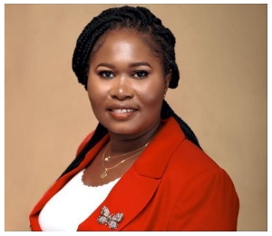 Beatrice Annan, a member of the NDC communications team