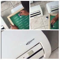 Photos of the labelling of ACs