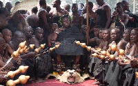 Nana Osei Tutu II said God stopped the rain to avoid disruption of his mother's funeral