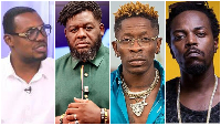Kwesi Ernest, Bullgod, Shatta Wale and Kwaw Kese