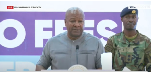 John Dramani Mahama is the President of Ghana
