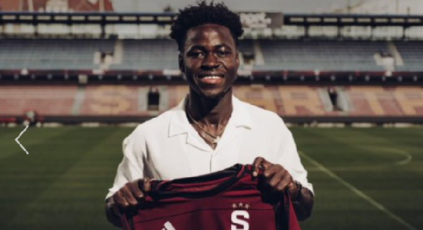 Ghanaian player Ivan Mensah joins Sparta Prague in a long-term deal