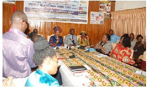 Dr Afisah Zakariah (with microphone), Chief Director, MOH, launching the World Glaucoma Week
