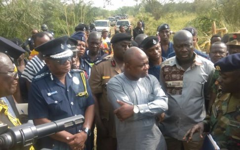 IGP COP John Kudalor and Deputy Minister for the Interior, James Agalga