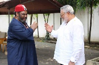 Pete Edochie and Ex President Rawlings
