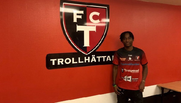 Fredrick Acheampong joins Swedish club FC Trollhättan