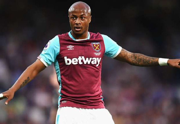 Ayew has struggled for form since joining the Hammers in 2016