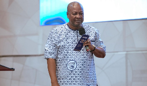 President Mahama was MC for the Father's Day service at Ringway Assemblies of God Church