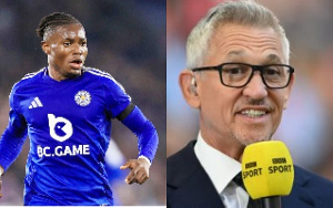 Fatawu Issahaku and Gary Lineker