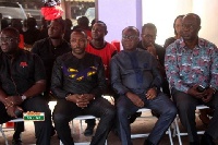 John Boadu joined the list of statesmen who showed up at the premises of Multimedia to mourn 'KABA