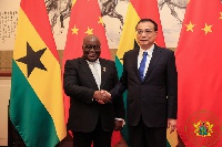 President Akufo-Addo with Chinese Premier, Li Keqiang