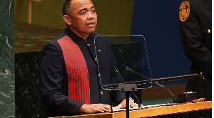 Madagascar's President Michael Randrianirina speaks during the 81st session of the UN Gen Assembly Madagascar's President Michael Randrianirina speaks during the 81st session of the UN Gen Assembly