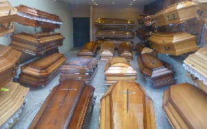 File photo: Coffin manufacturers at Asafo have asked gov't to consider establishing a factory for th