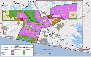 A portion of land to be used as a free zone area for the petroleum hub