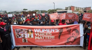 A file photo of protesters