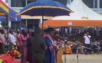 Professor David Kofi Essumang, Vice Chancellor of KTU,addressing the graduates