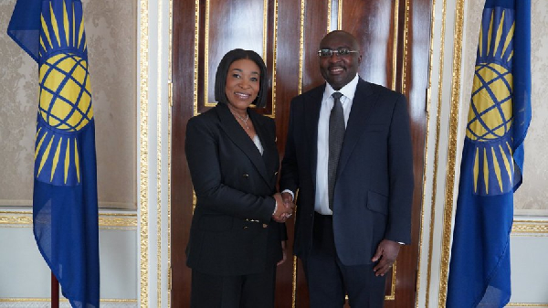 Dr Mahamudu Bawumia and Shirley Ayorkor Botchwey