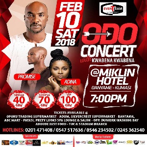 The Pre-Vals Day party will be held on February 10th in Kumasi