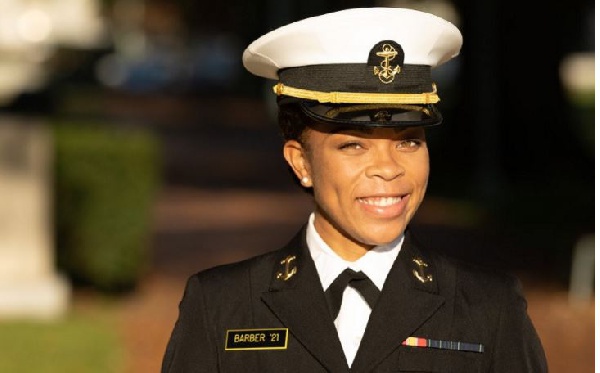 21-year-old Sydney Barber will be the brigade commander during the spring semester