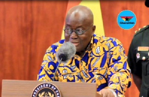 President Akufo-Addo addressed pressmen on his first six months in office