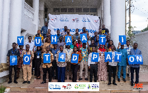 Some of the stakeholders in a photograph at the event