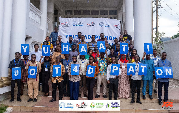 Some of the stakeholders in a photograph at the event