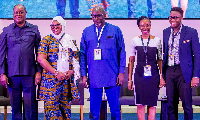 Professor Elsie Effah Kaufmann (second from R) among other stakeholders