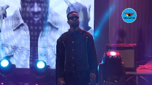 Sarkodie performing at Rapperholic