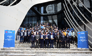 FIFA officials were present to open its first major office in Africa