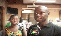 A beneficiary of the Ghc1,000 who lost his wife and child