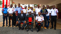 Some members of the Ghana National Fire Service (GNFS)