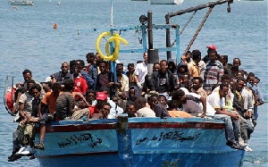 File photo: African Migrant boat