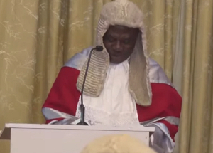 Justice Justin Dorgu is the Court of Appeal judge with additional High Court duties Justice Justin Dorgu is the Court of Appeal judge with additional High Court duties