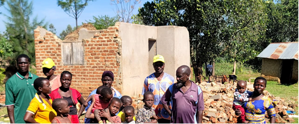 One of the families affected by the wild storm is seeking humanitarian support