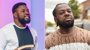 A photo collage of Prophet Kennedy Asare (L) and Bullgod (R)