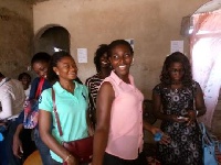 Some students from the Department of social work, University of Ghana