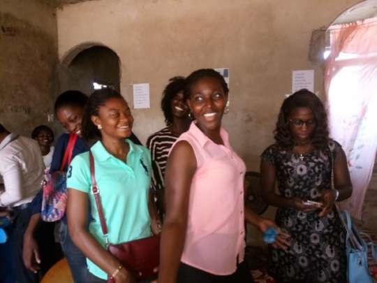 Some students from the Department of social work, University of Ghana