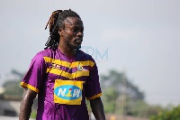 Ghanaian striker Nathaniel Asamoah