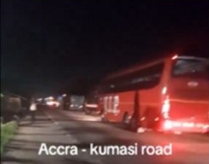 A scene from the incident on the Accra-Kumasi Highway on April 6, 2024