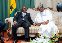 Former President Akufo-Addo and Speaker of Parliament Alban Bagbin