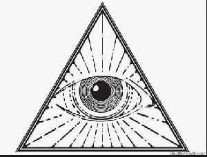 Symbol of the famous and mysterious Illuminati group