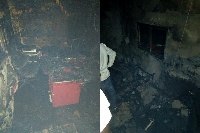 All the equipment were destroyed by the fire