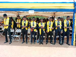 Students at the 16th congregation of Ghana Christian University College