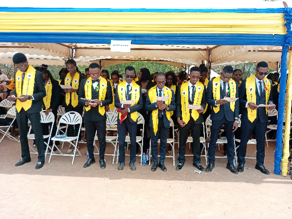 Students at the 16th congregation of Ghana Christian University College