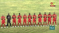 Ghana's starting lineup against Comoros