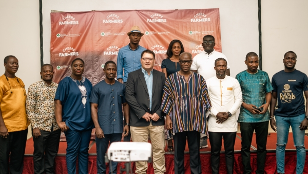 Accra Brewery PLC celebrates its agricultural supply chain at Farm to Brew dinner event