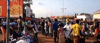 Children below age 13 are seen on the streets of Tamale at night