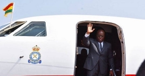 President Akufo-Addo is expected back in the country on Sunday