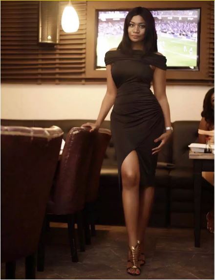 Sandra Ankobiah is sleek and sexy in black