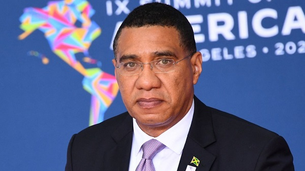 Jamaican Prime Minister Andrew Holness